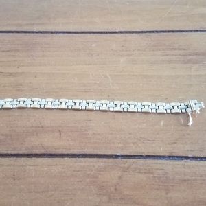 14 karat gold Panther bracelet